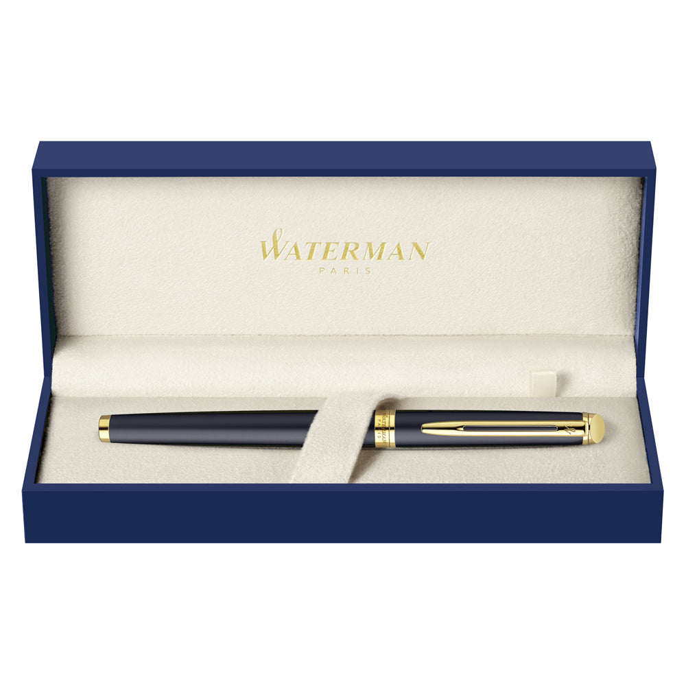 Waterman Hemisphere Noir Mat GT - Stylo Plume avec Plume Moyenne