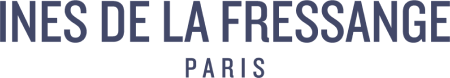 Logo d'Inès de la Fressange, marque de la célèbre mannequin français des années 80 et égérie de la marque Chanel.