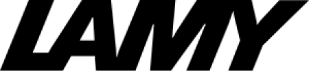 Logo du fabricant Lamy, marque allemande d'instrument d'écriture.