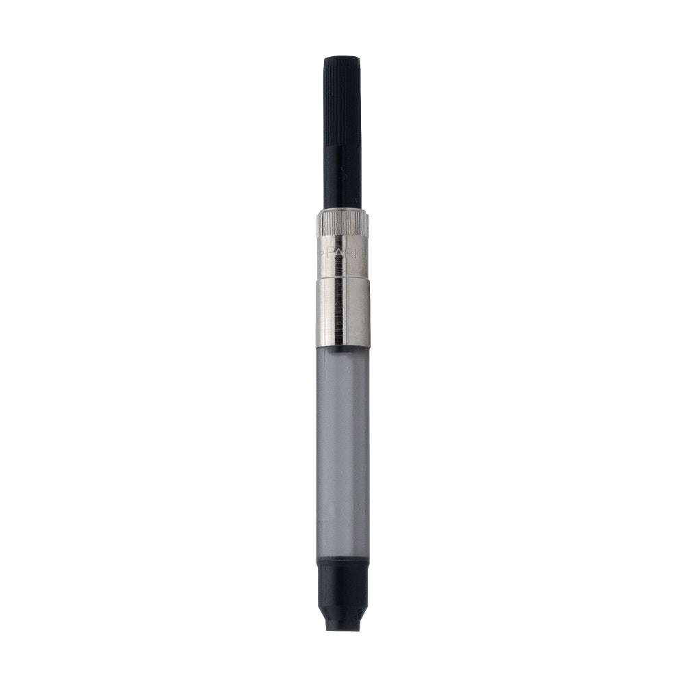 Pompe Parker de luxe pour stylos plume, offrant une solution élégante et pratique pour remplir les stylos avec de l'encre.