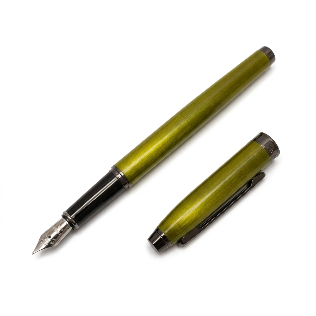 Enzo Varini - Stylo Plume Taormina XL Irisé Jaune Citron