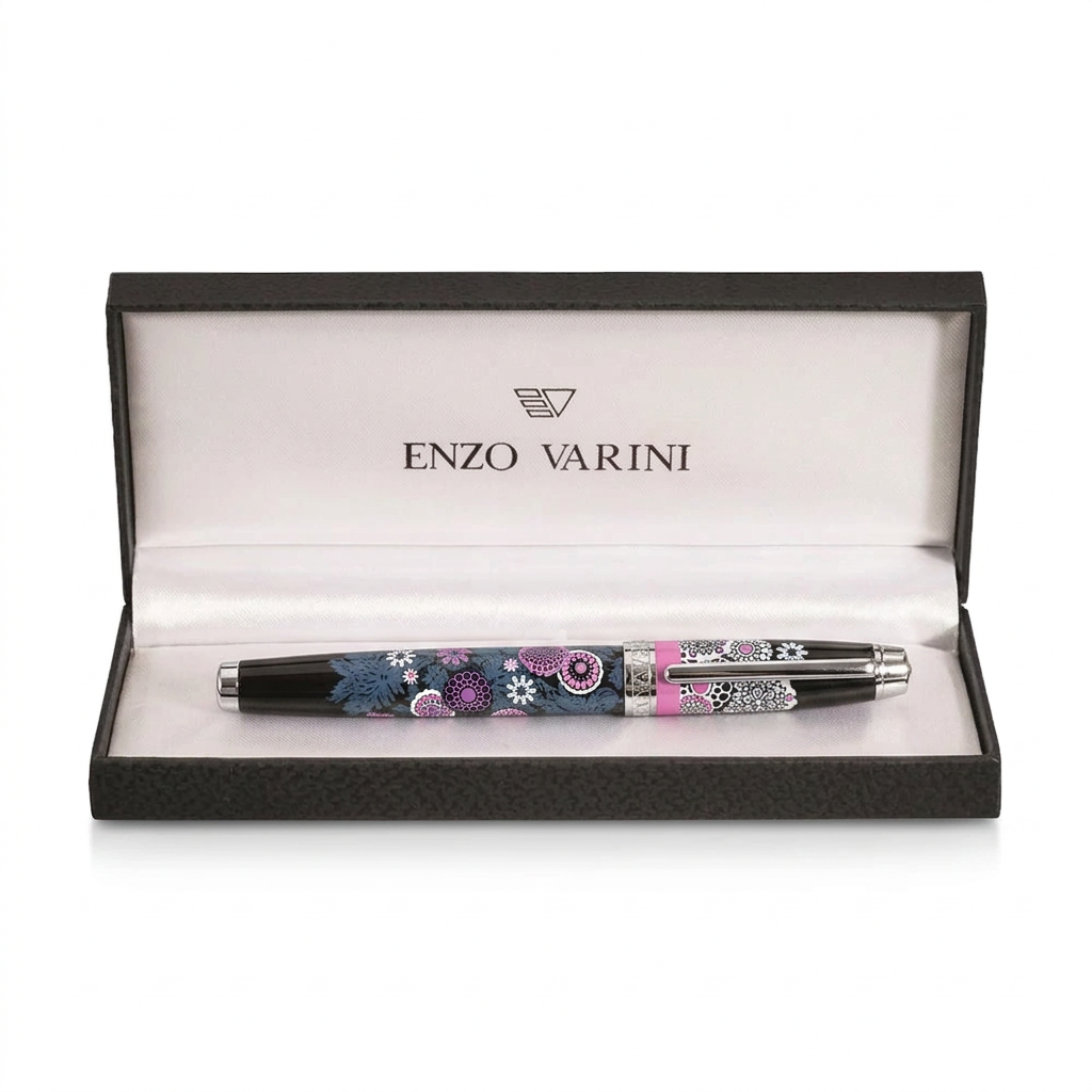 Stylo plume Mini Taormina Design dans l’écrin Enzo Varini horizontal